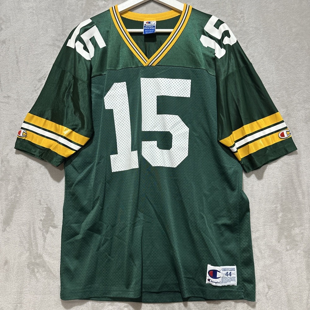 Vintage Bart Starr Champion Green Bay Packers NFL 15 Jerseyโ Mens 44 41370-014